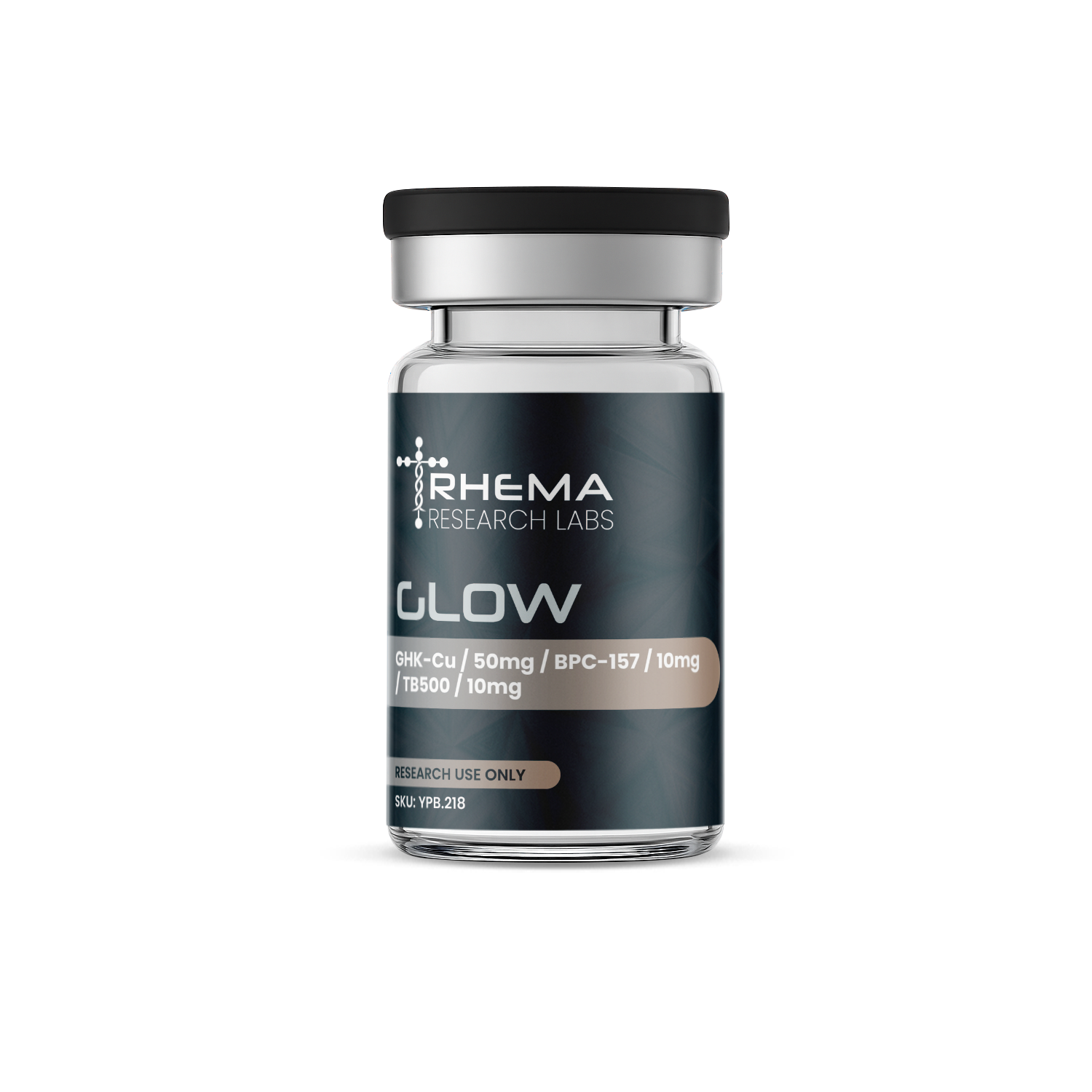 GLOW GHK-Cu (50mg) / BPC-157 (10mg) / TB500 (10mg)