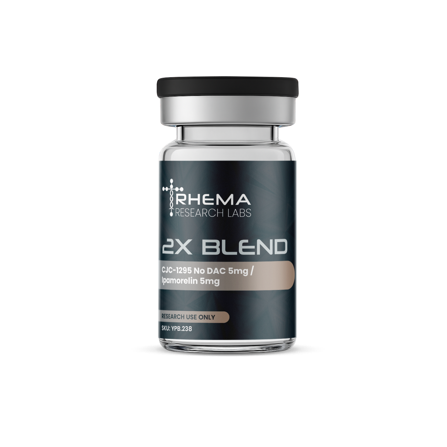 2X Blend CJC-1295 Without DAC (5mg) / Ipamorelin (5mg)